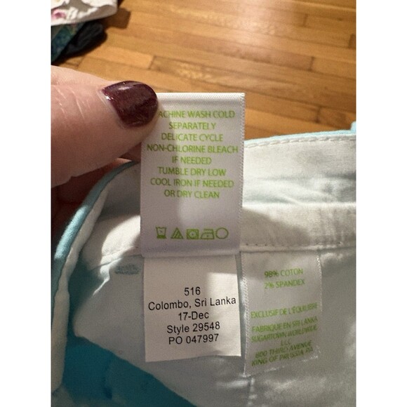 Lilly Pulitzer Size 4 Buttercup Shorts Light Blue - Picture 8 of 8